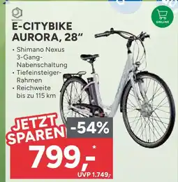 Marktkauf Aurora e-citybike, 28 Angebot