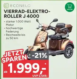 Marktkauf Econelo vierrad-elektro-roller j 4000 Angebot