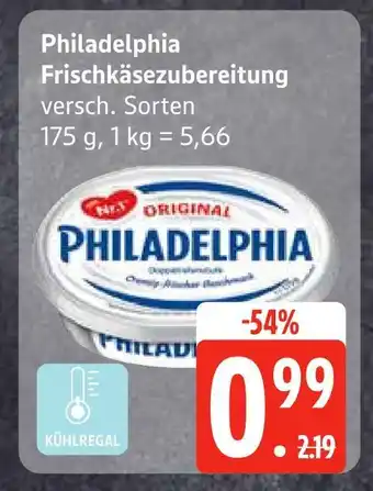 Edeka Philadelphia frischkäsezubereitung Angebot