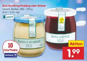 Netto Marken-Discount Zum dorfkrug pudding oder grütze Angebot