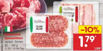 Netto Marken-Discount Italienische spezialitäten Angebot