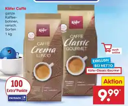 Netto Marken-Discount Käfer caffè ganze Kaffee- bohnen Angebot