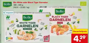 Netto Marken-Discount Biobio bio white oder black tiger garnelen Angebot