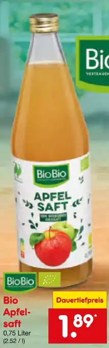 Netto Marken-Discount Biobio bio apfelsaft Angebot