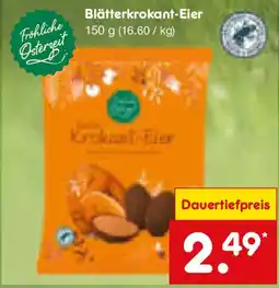 Netto Marken-Discount Fröhliche Osterzeit Blätterkrokant-eier Angebot