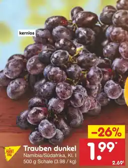 Netto Marken-Discount Markt tag trauben dunkel Angebot