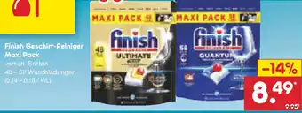 Netto Marken-Discount Finish geschirr-reiniger maxi pack Angebot