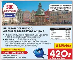 Netto Marken-Discount Netto reisen urlaub in der unesco weltkulturerbe-stadt wismar Angebot