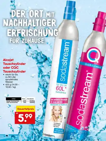 Netto Marken-Discount Sodastream alcojet tauschzylinder oder cqc tauschzylinder Angebot