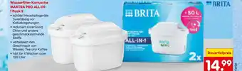 Netto Marken-Discount Brita wasserfilter-kartusche maxtra pro all-in-1 pack 2 Angebot