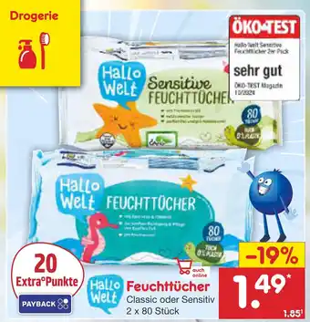 Netto Marken-Discount Hallo welt feuchttücher Angebot