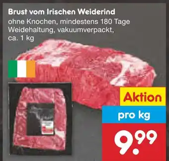 Netto Marken-Discount Brust vom irischen weiderind Angebot