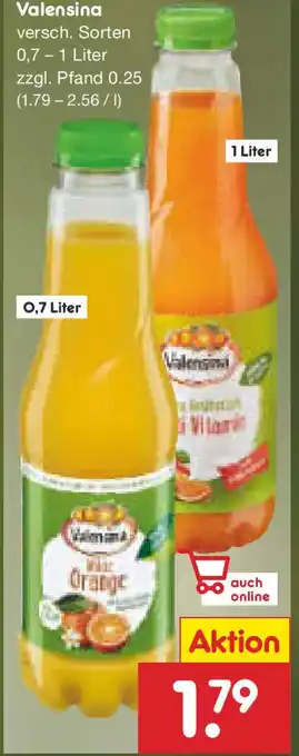 Netto Marken-Discount Valensina saft Angebot