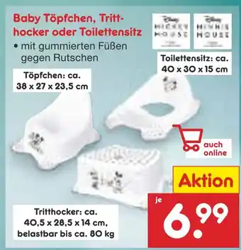 Netto Marken-Discount Baby töpfchen, tritthocker oder toilettensitz Angebot