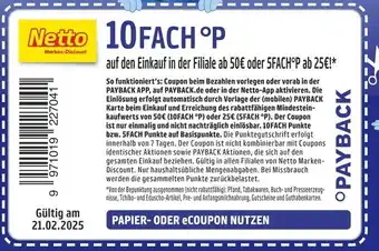 Netto Marken-Discount Payback 10fach°p Angebot