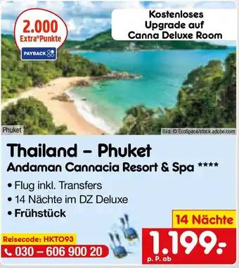 Netto Marken-Discount Thailand - Phuket Andaman Cannacia Resort & Spa Angebot