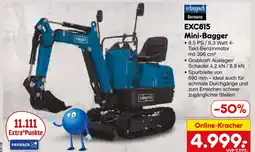 Netto Marken-Discount Scheppach exc815 mini-bagger Angebot