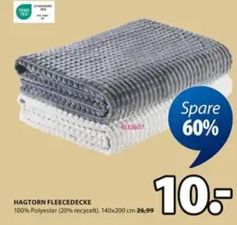 Jysk HAGTORN FLEECEDECKE Angebot