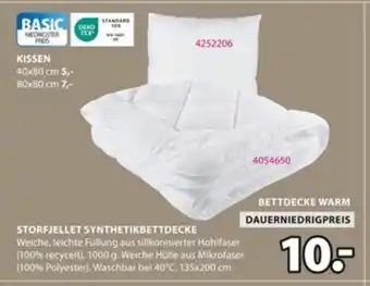 Jysk STORFJELLET SYNTHETIKBETTDECKE Angebot