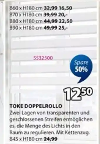 Jysk TOKE DOPPELROLLO Angebot