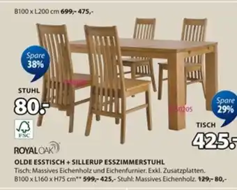 Jysk OLDE ESSTISCH Angebot