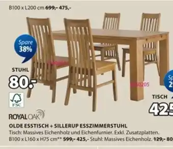 Jysk SILLERUP ESSZIMMERSTUHL Angebot