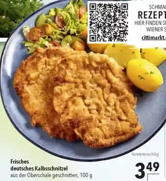 CITTI Markt Frisches deutsches Kalbsschnitzel Angebot