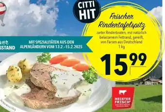 CITTI Markt Frischer Rindertafelspitz Angebot