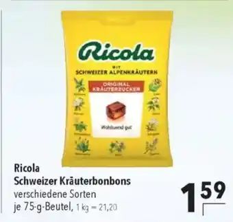 CITTI Markt Ricola Schweizer Kräuterbonbons Angebot