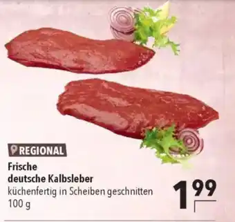 CITTI Markt Frische deutsche Kalbsleber Angebot
