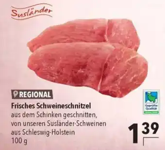 CITTI Markt Frisches Schweineschnitzel Angebot