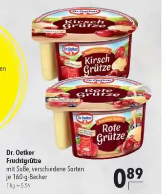 CITTI Markt Dr. Oetker Fruchtgrütze Angebot