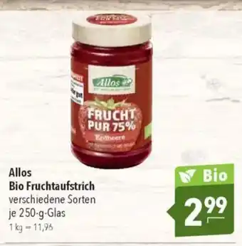 CITTI Markt Allos Bio Fruchtaufstrich Angebot