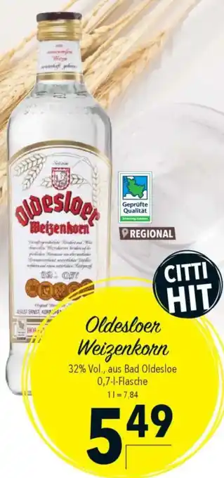 CITTI Markt Oldesloer Weizenkorn Angebot