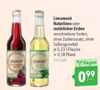 CITTI Markt Limoment Naturlimo oder natürlicher Eistee Angebot