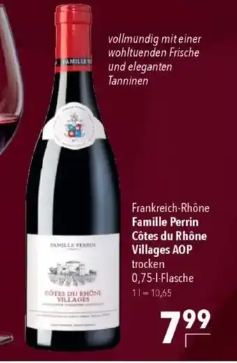 CITTI Markt Famille Perrin Côtes du Rhône Villages AOP Angebot