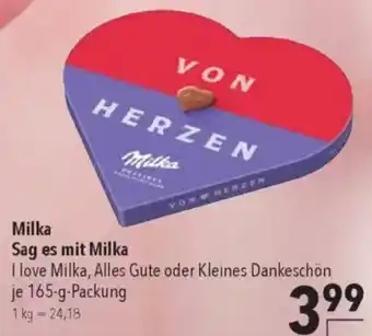 CITTI Markt Milka Sag es mit Milka Angebot