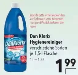 CITTI Markt Dan Klorix Hygienereiniger Angebot