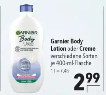 CITTI Markt Garnier Body Lotion oder Creme Angebot