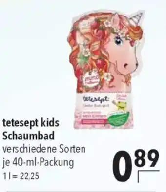 CITTI Markt tetesept kids Schaumbad Angebot