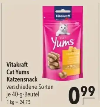 CITTI Markt Vitakraft Cat Yums Katzensnack Angebot