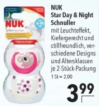 CITTI Markt NUK Star Day & Night Schnuller Angebot