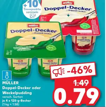 Kaufland MÜLLER Doppel-Decker oder Wackelpudding Angebot