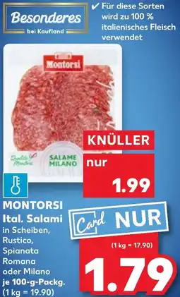 Kaufland MONTORSI Ital. Salami Angebot