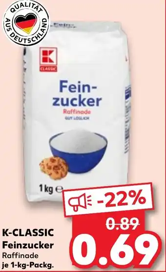 Kaufland K-CLASSIC Feinzucker Angebot