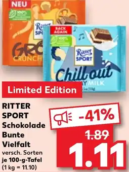 Kaufland RITTER SPORT Schokolade Bunte Vielfalt Angebot