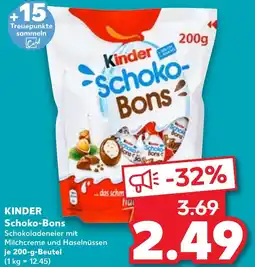 Kaufland KINDER Schoko-Bons Angebot