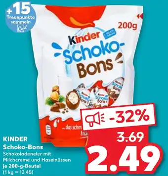 Kaufland KINDER Schoko-Bons Angebot