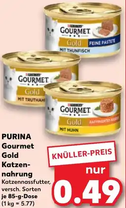 Kaufland PURINA Gourmet Gold Katzen- nahrung Angebot