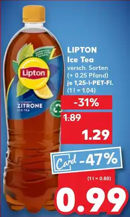 Kaufland LIPTON Ice Tea Angebot